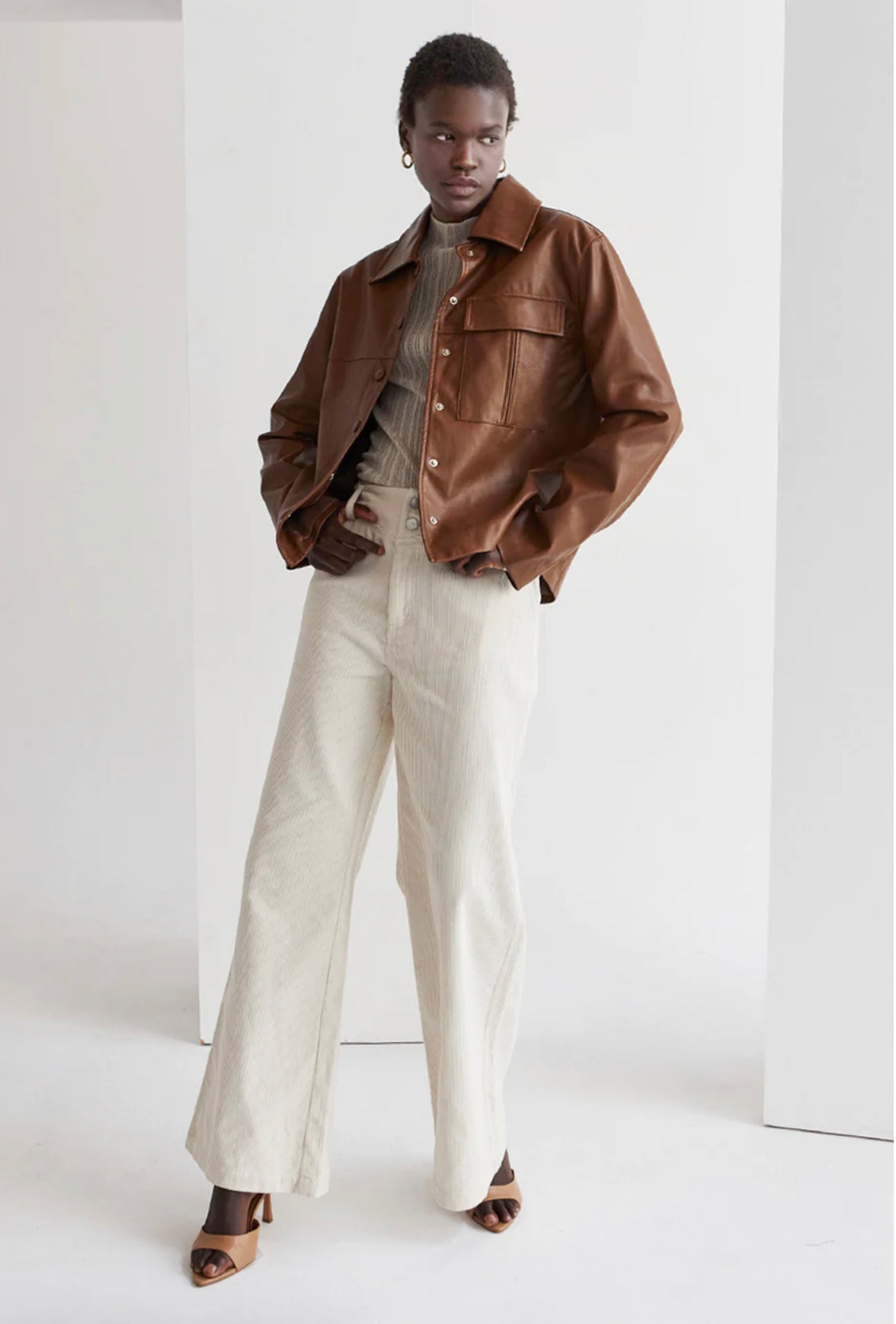 Anne Vegan Leather Jacket