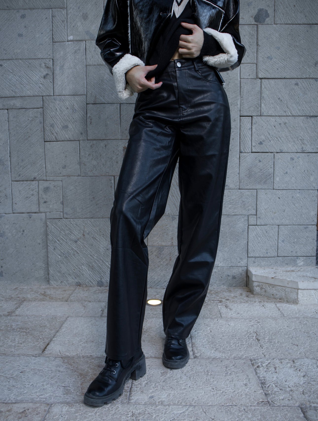 Hilda Leather Pants
