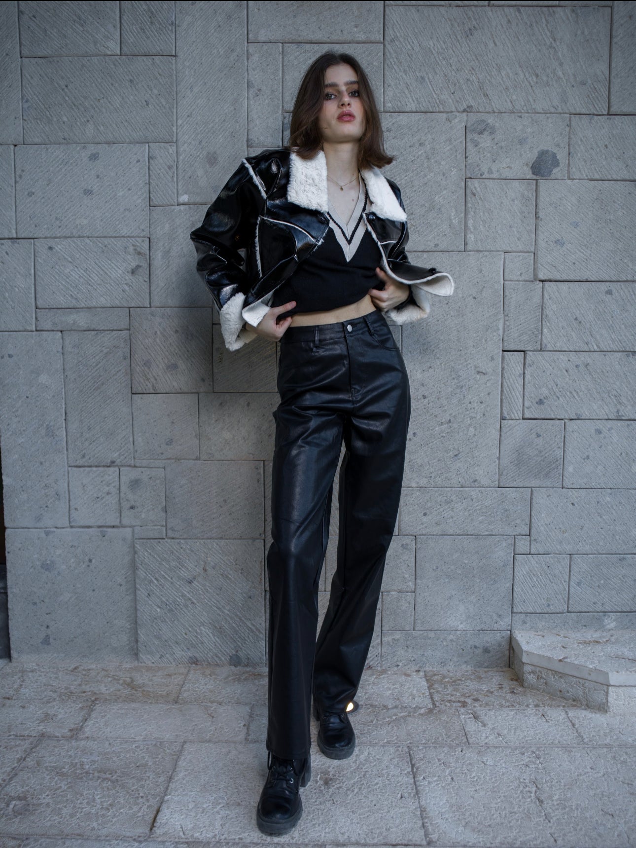 Hilda Leather Pants