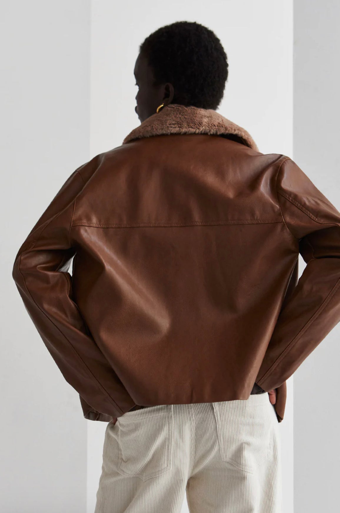 Anne Vegan Leather Jacket