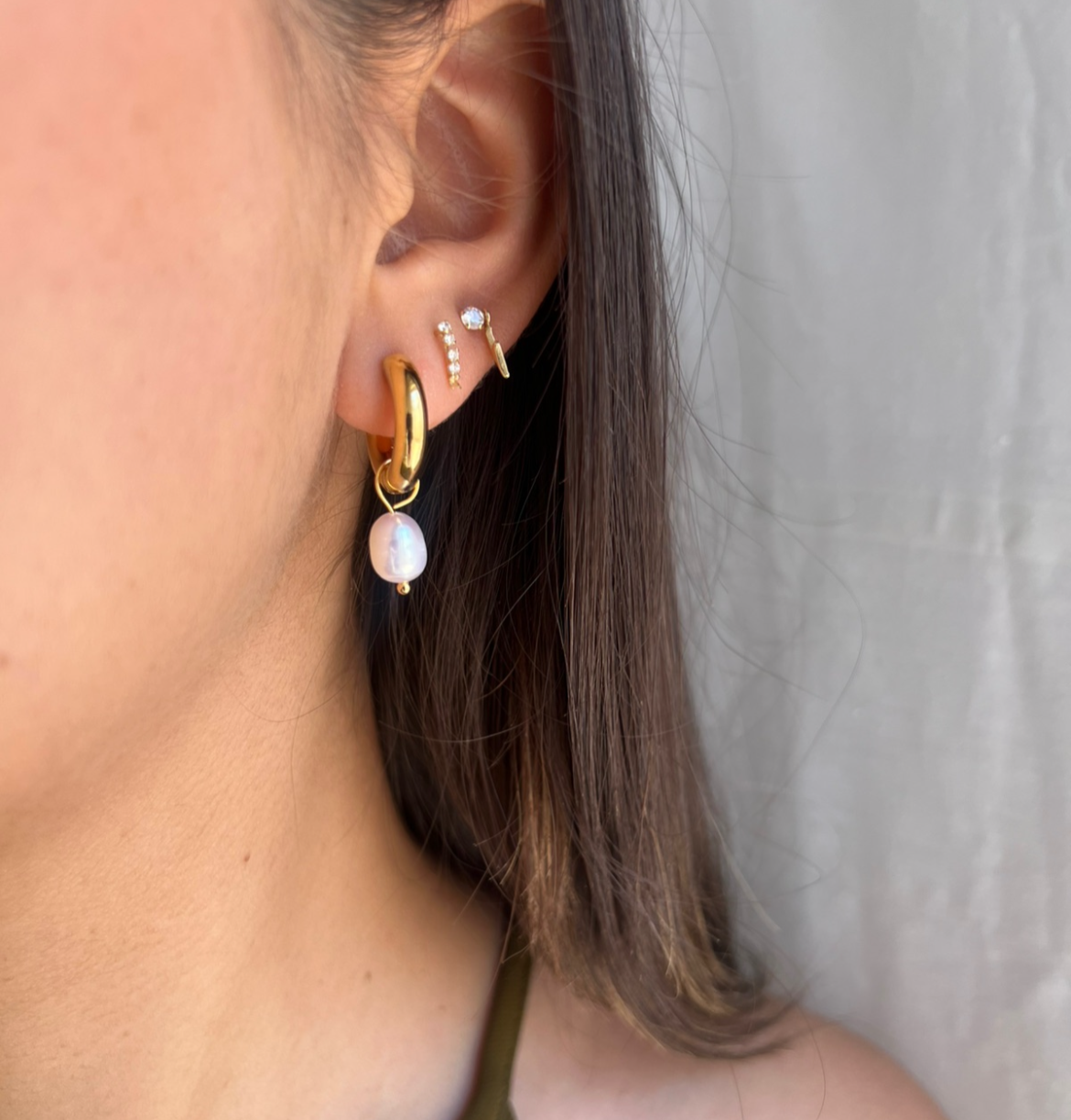 aretes perla