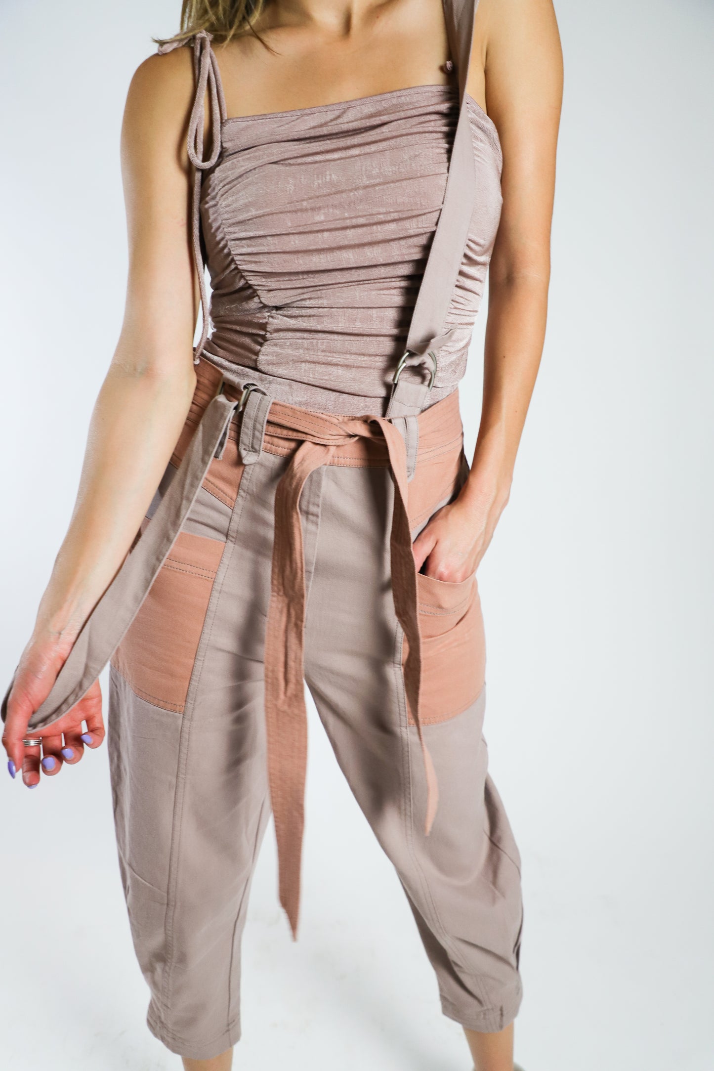 Color Block Pants