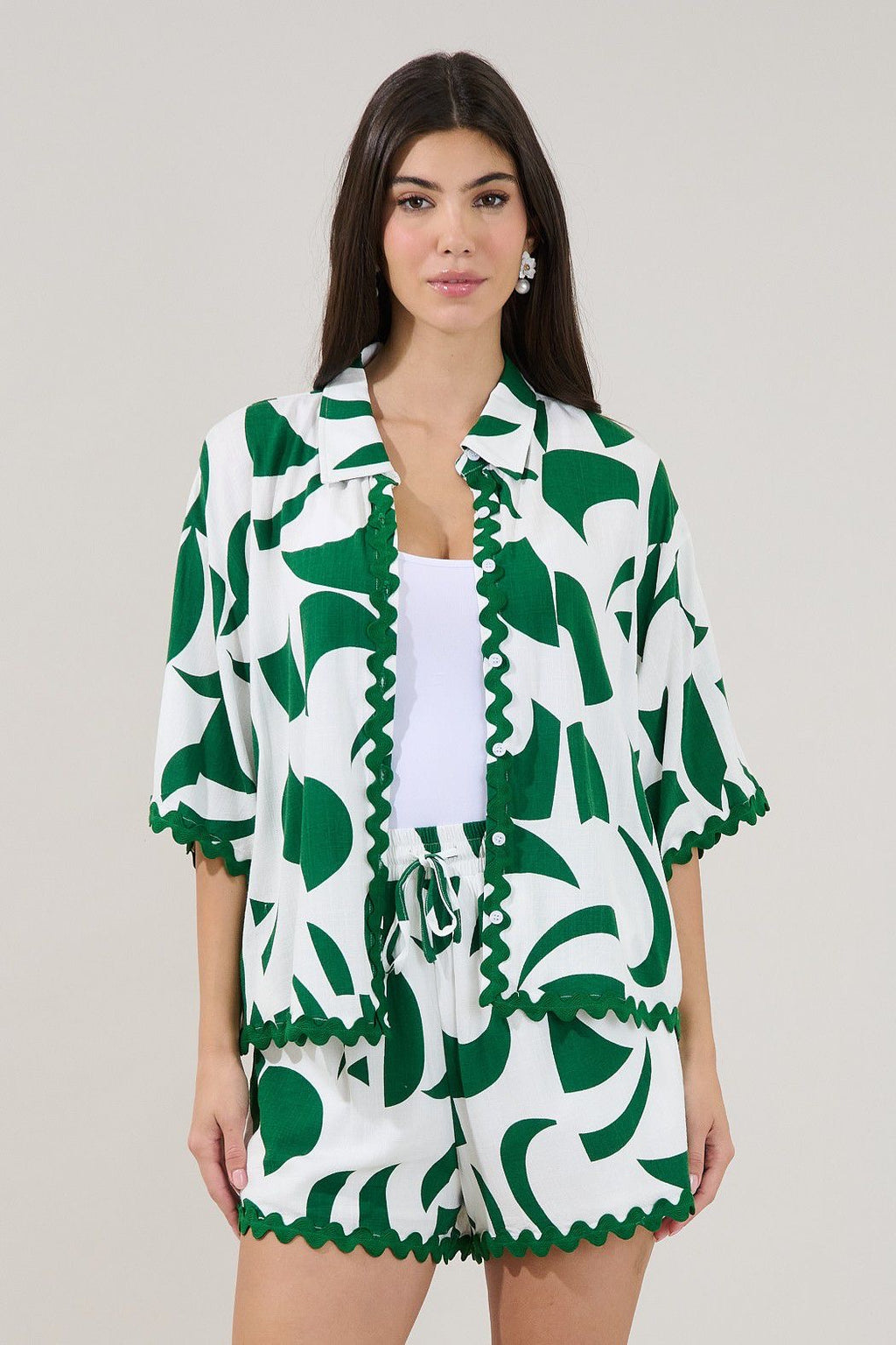Marine button up shirt
