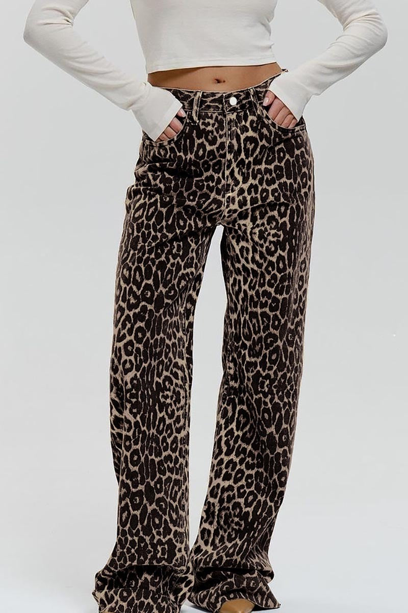 Animal Print Pants