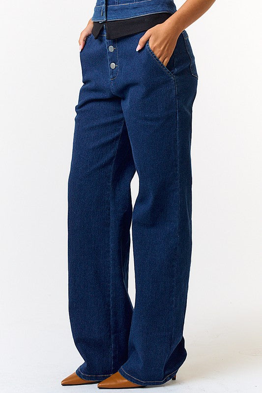 Cayetana Denim Set