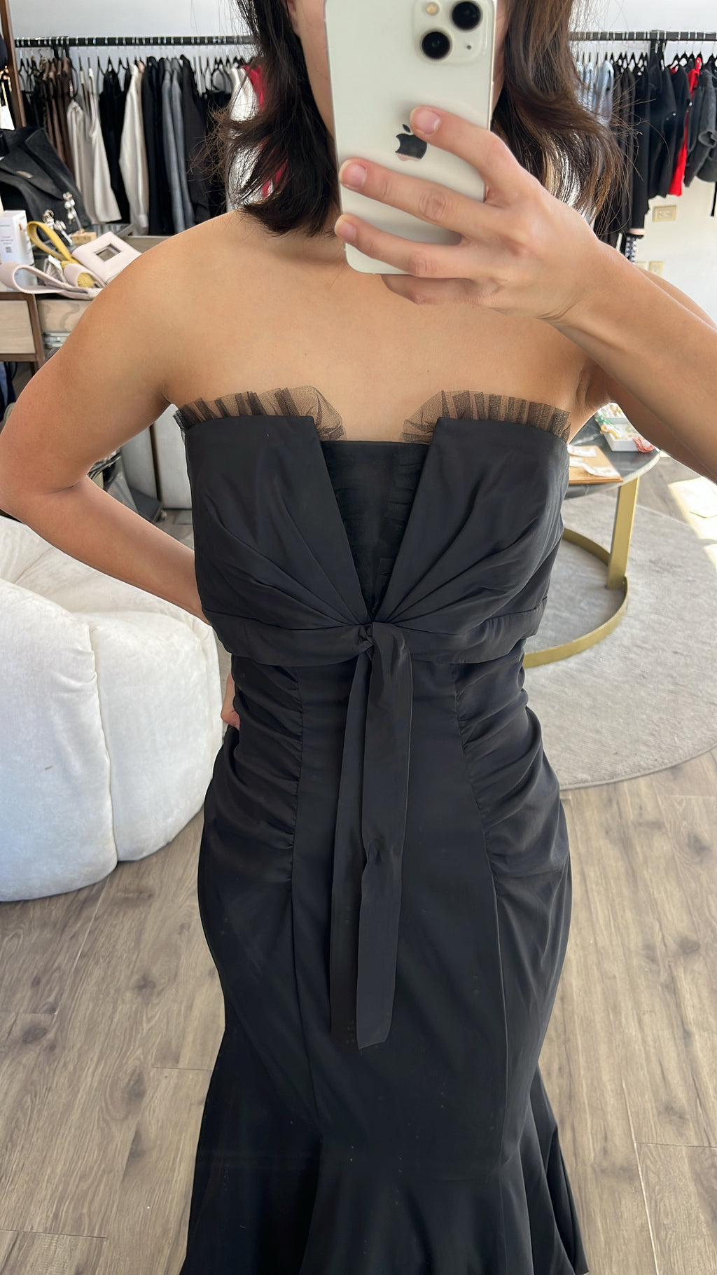 Vestido negro stretch