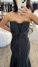 Vestido negro stretch