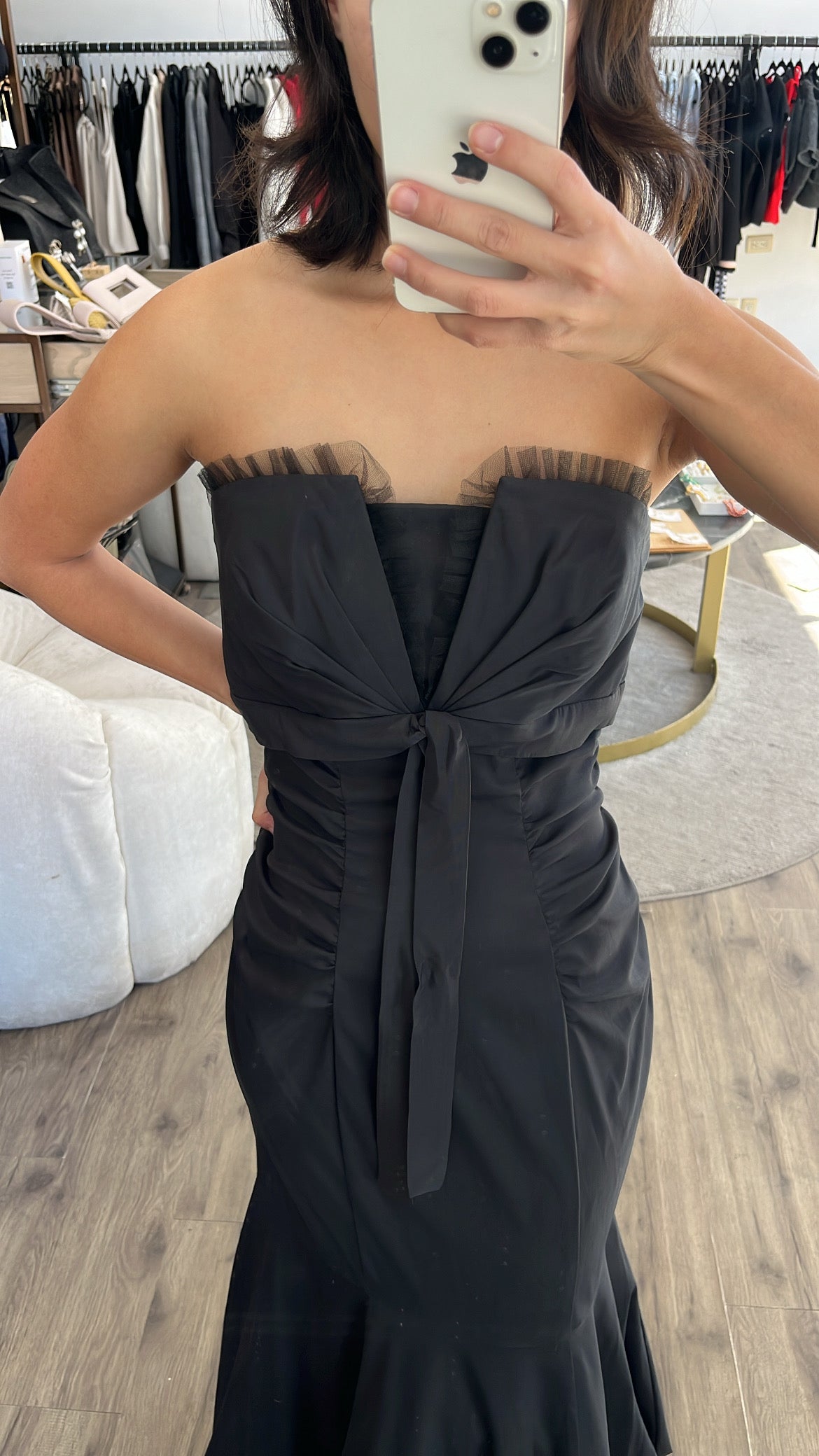 Vestido negro stretch