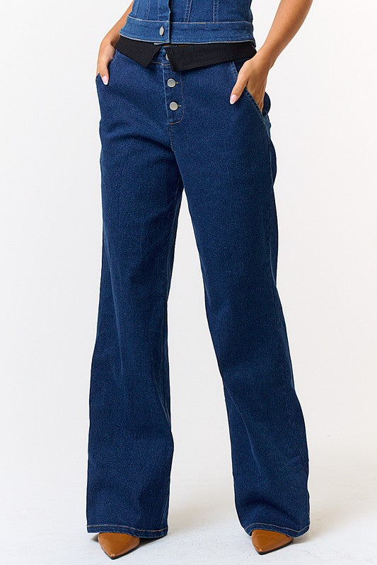 Cayetana Denim Set