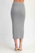 Shimmer midi skirt