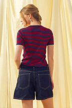 Lena stripe top