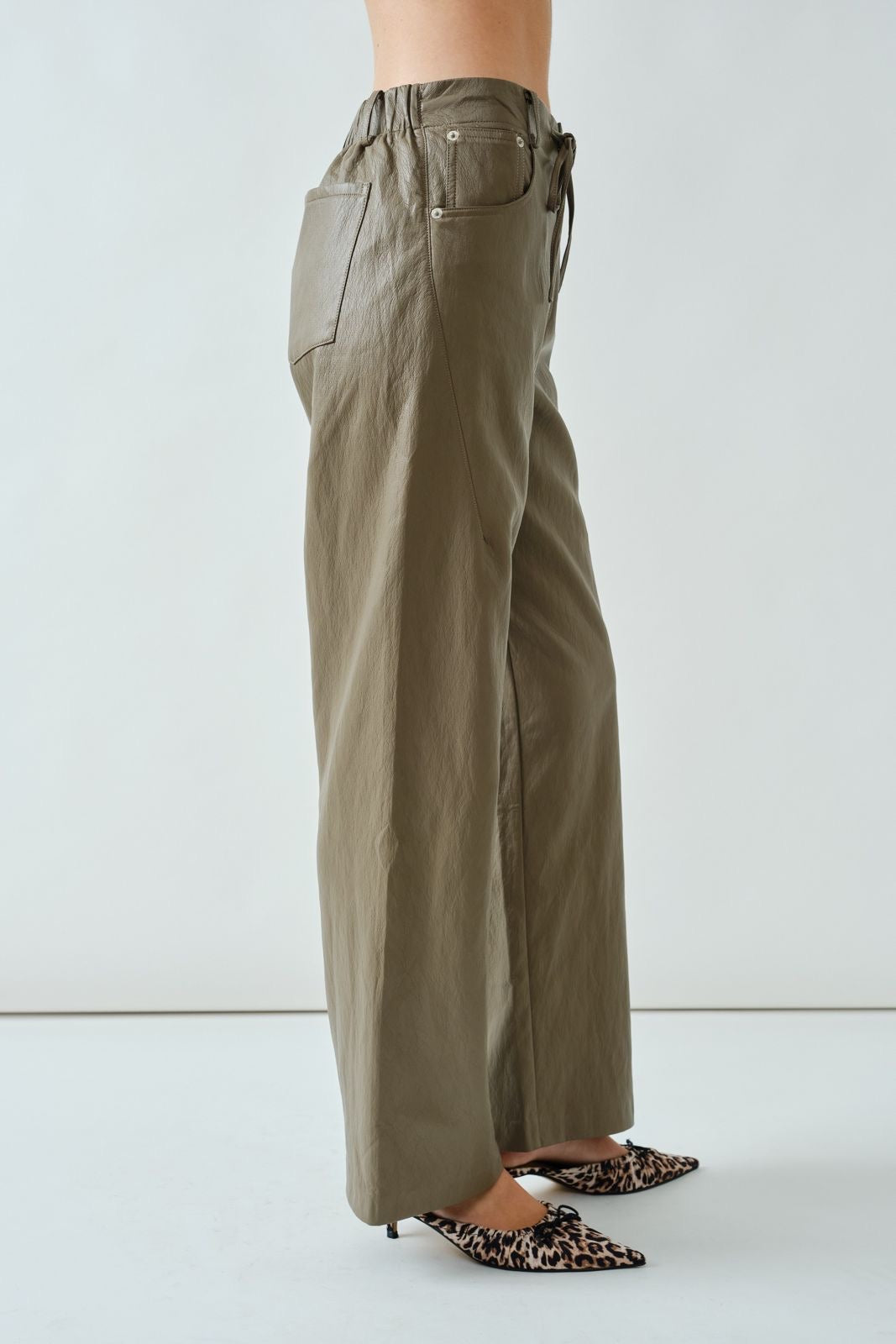 Sonia faux leather pants