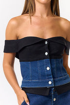 Cayetana Denim Set