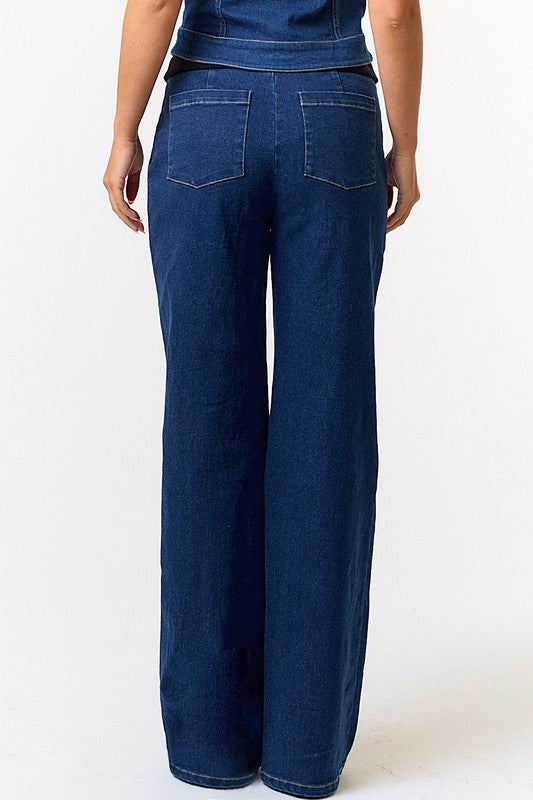 Cayetana Denim Set