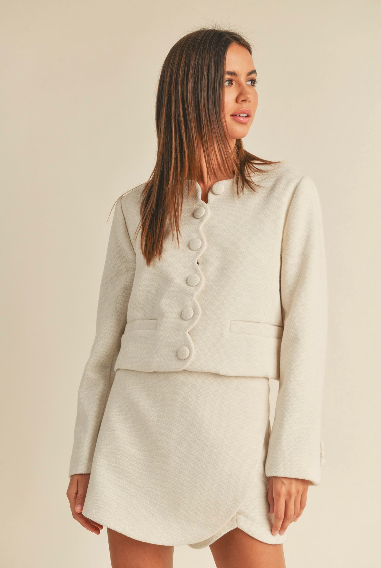 Capri Cream Tweed Jacket