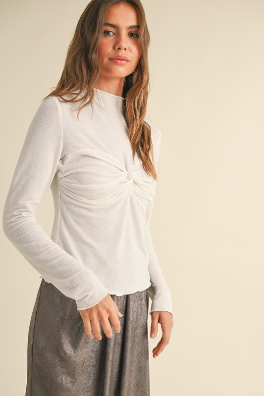 Twist White Top