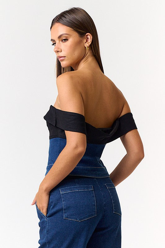 Cayetana Denim Set