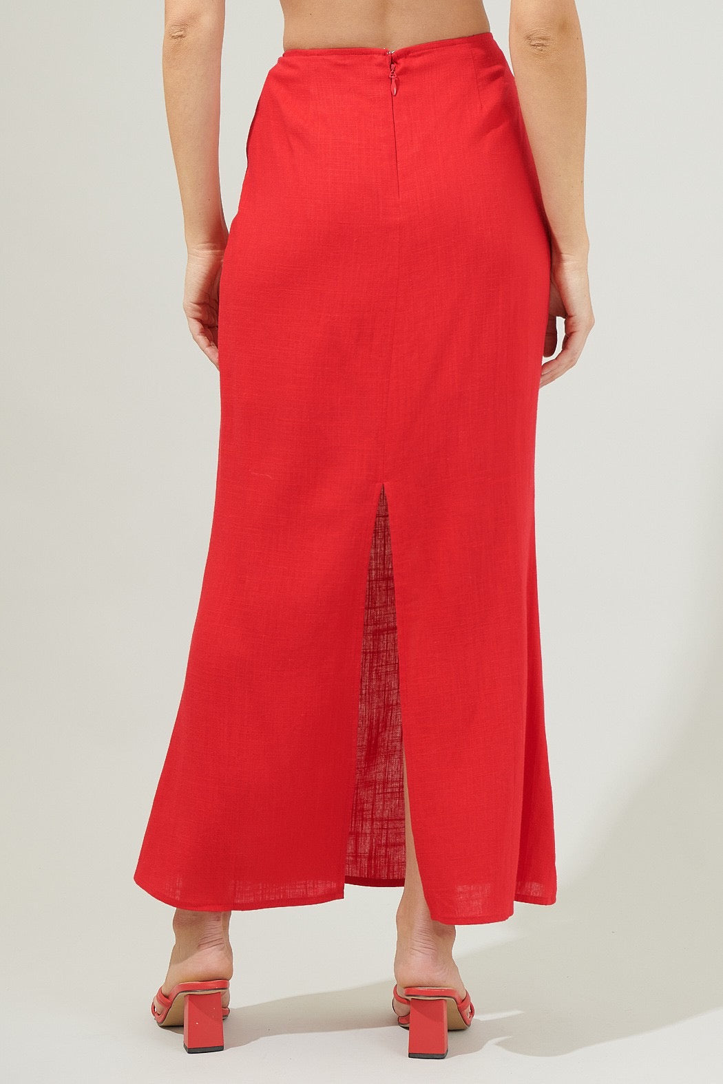 Noa Red Skirt