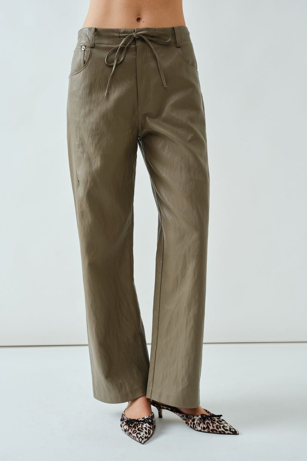 Sonia faux leather pants