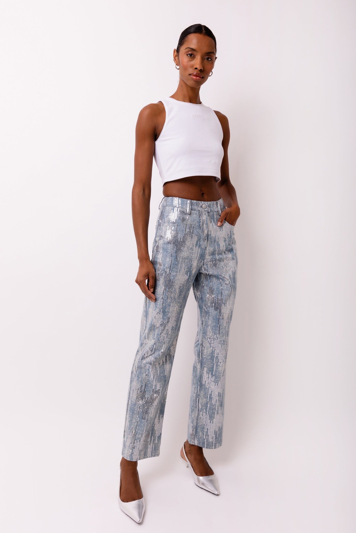 Santina Sequin Jeans