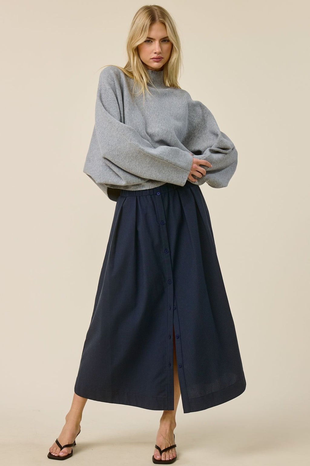 Juli button skirt