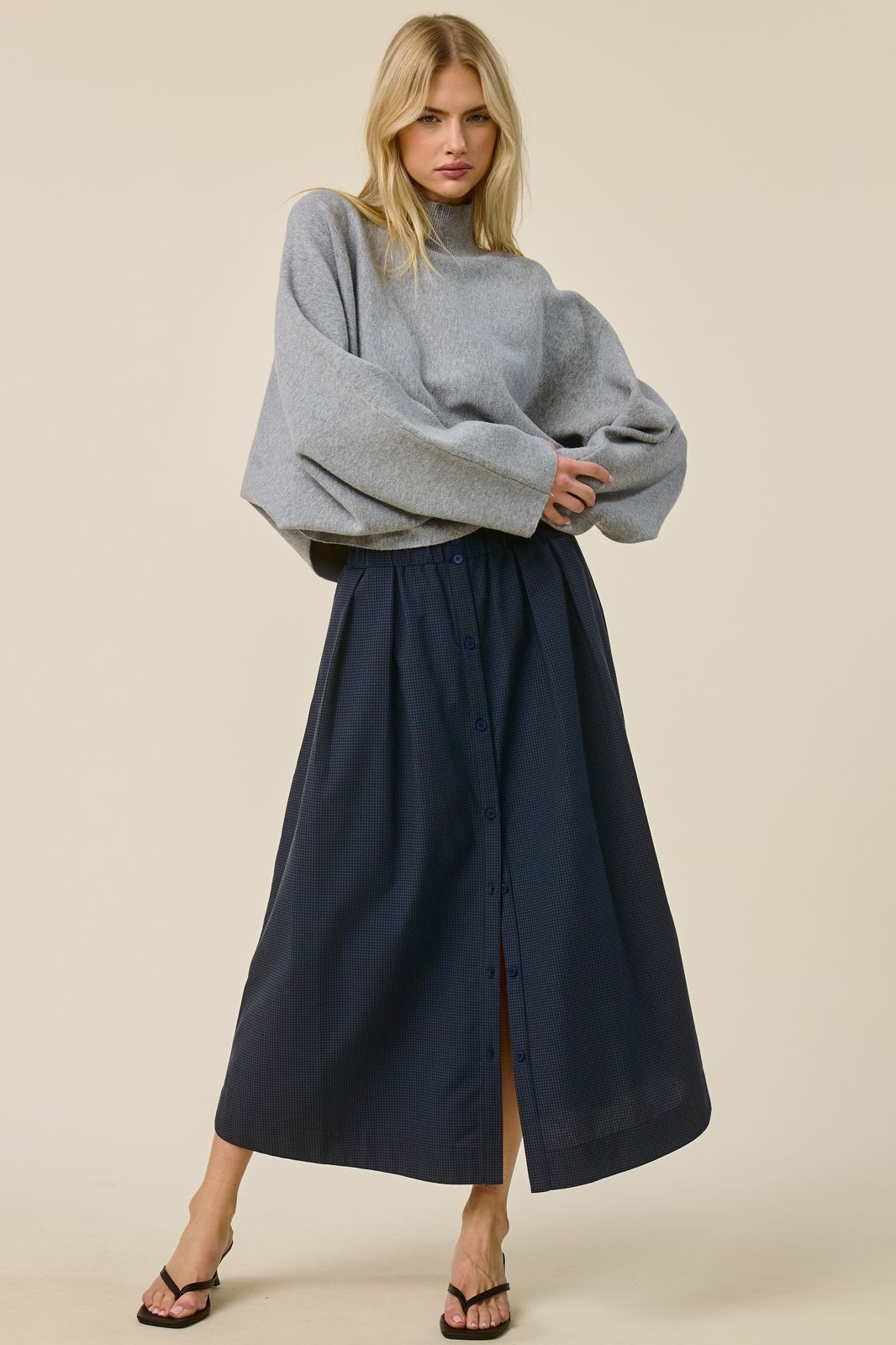 Juli button skirt