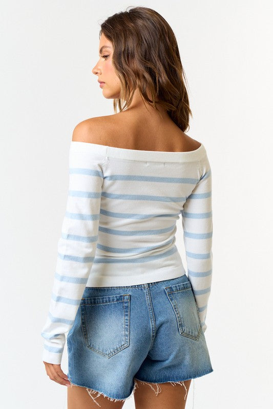 Off Shoulder Sweater