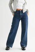 Mila high rise/ straight jeans