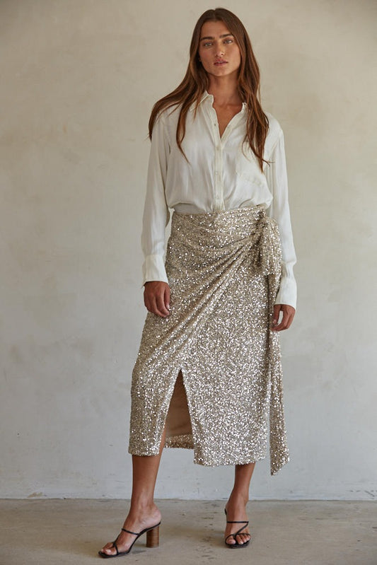 Selah Sequin Skirt