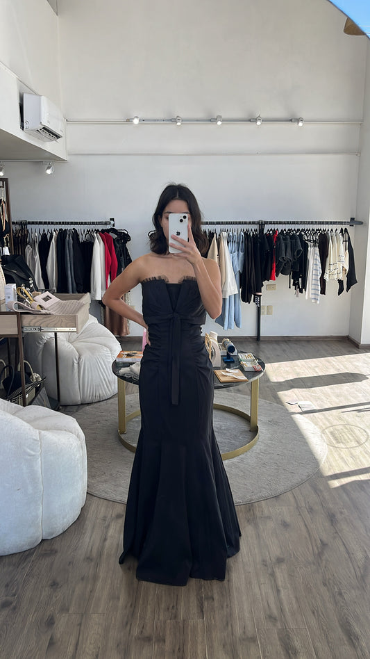 Vestido negro stretch