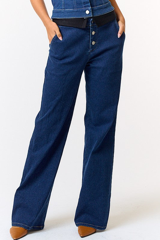 Cayetana Denim Set