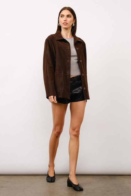 Claire Suede Jacket