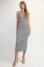 Shimmer midi skirt
