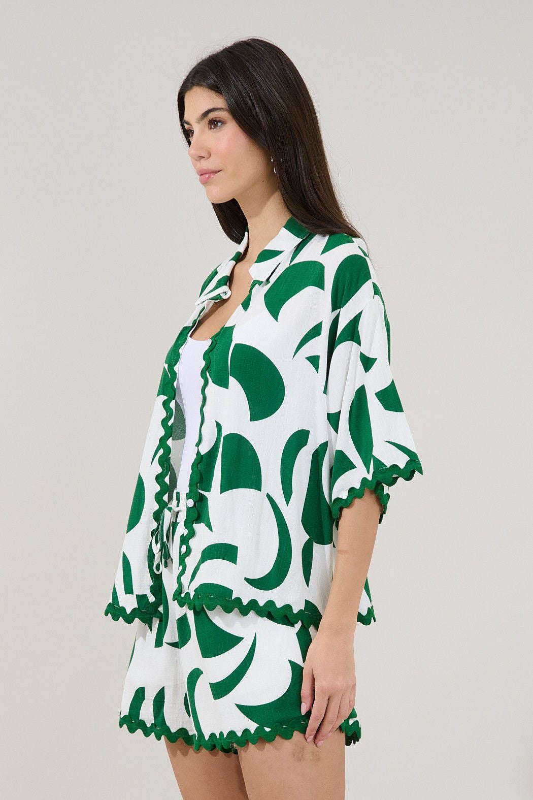 Marine button up shirt