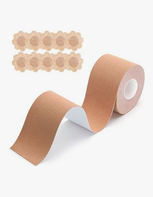 Boob tape + pezoneras desechables