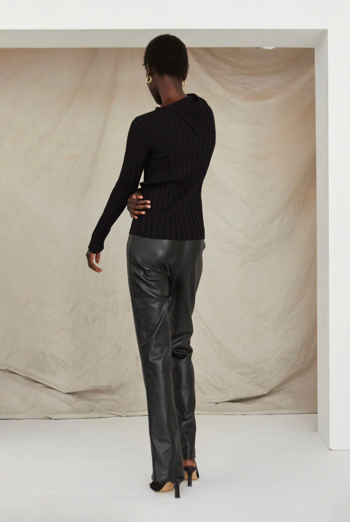 Pia Vegan Leather Pants