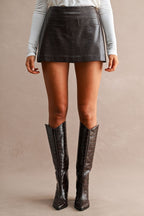 Mayla crocodile skort