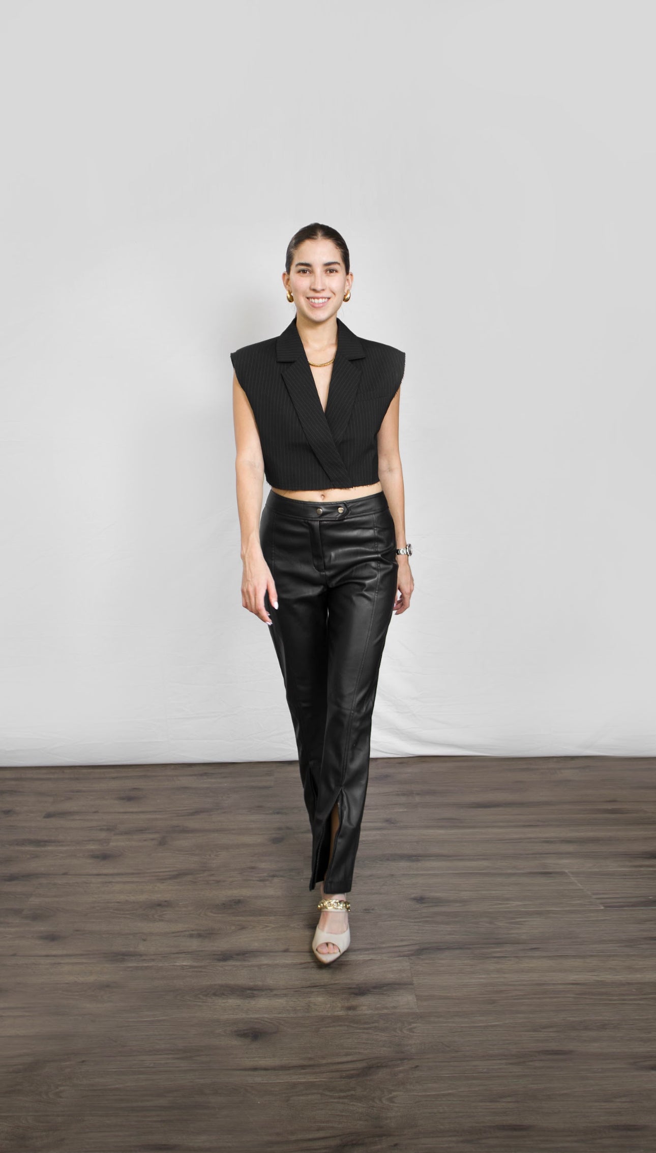 Pia Vegan Leather Pants