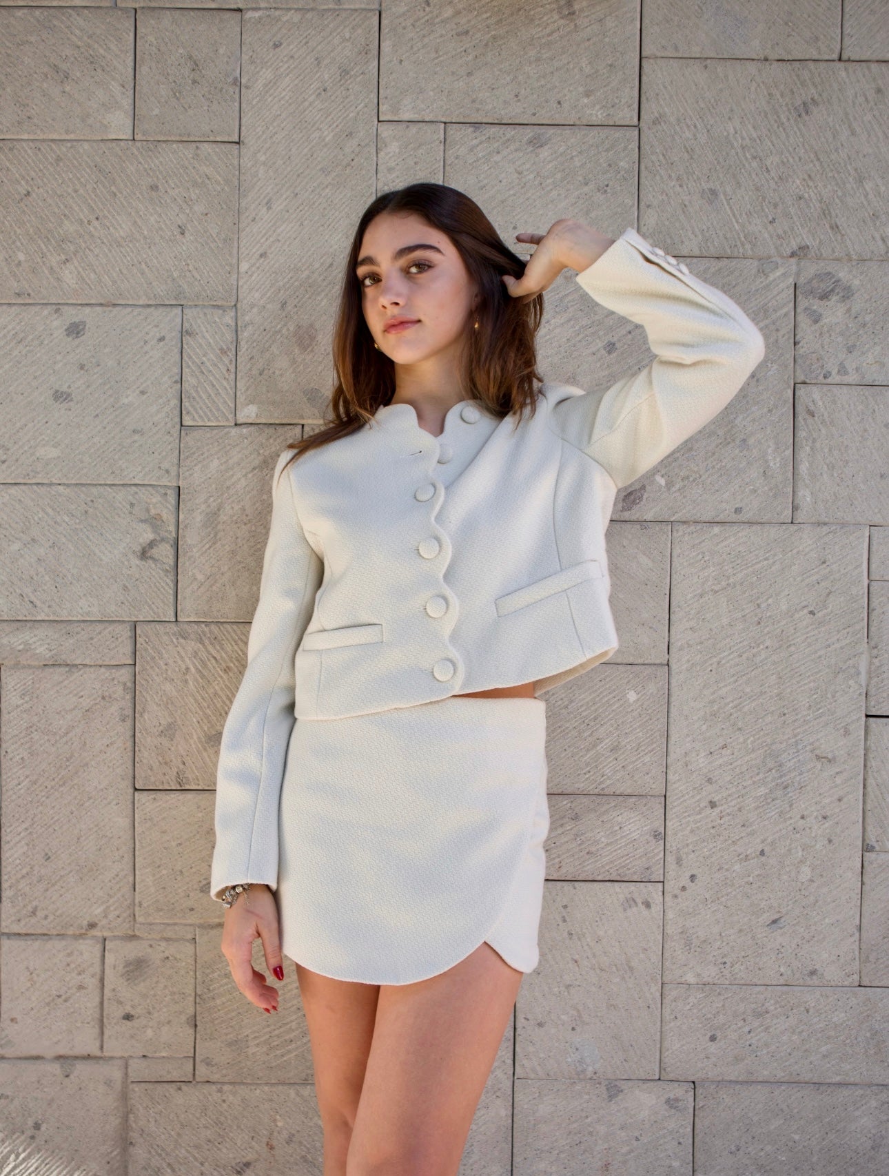 Capri Cream Tweed Jacket