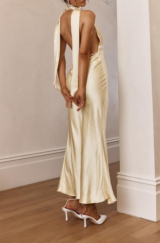 Tiki Halter Dress