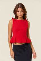 Sarah Peplum Top