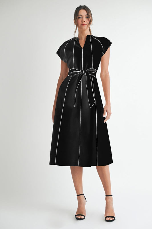 Ingrid Stripe Midi Dress