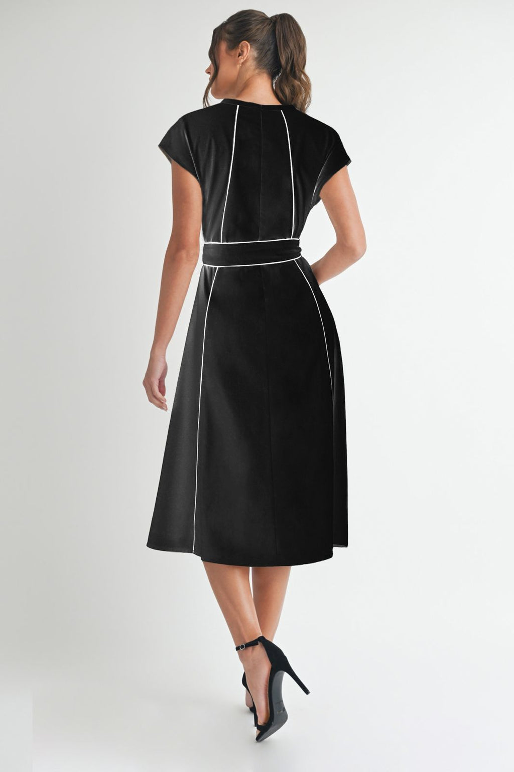 Ingrid Stripe Midi Dress
