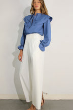 Sky blue shirt