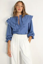Sky blue shirt