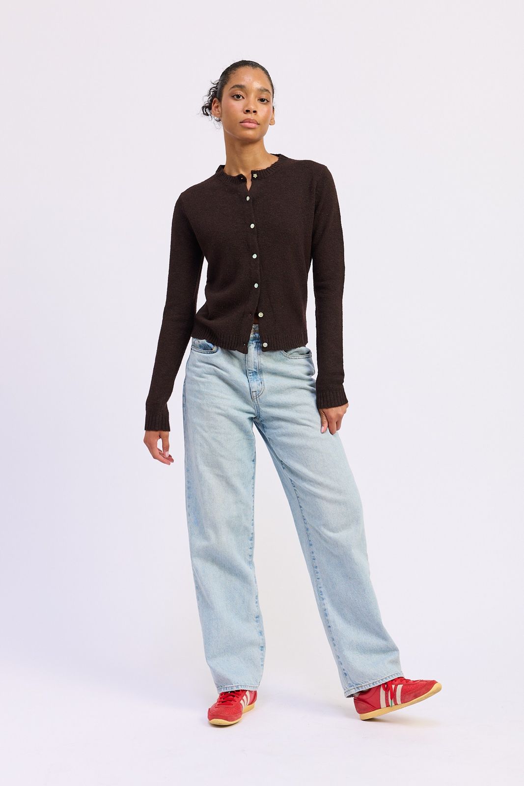 Melissa chocolate cardigan