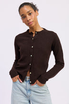 Melissa chocolate cardigan