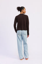 Melissa chocolate cardigan