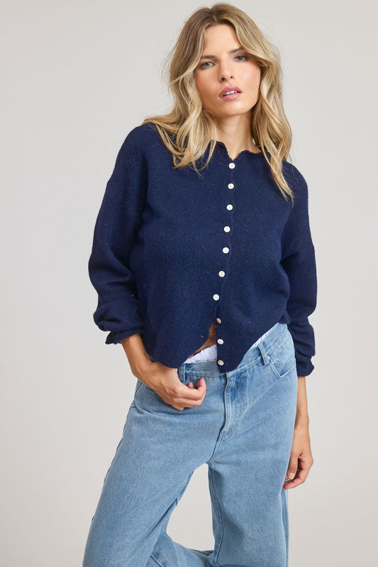 Navy Cardigan