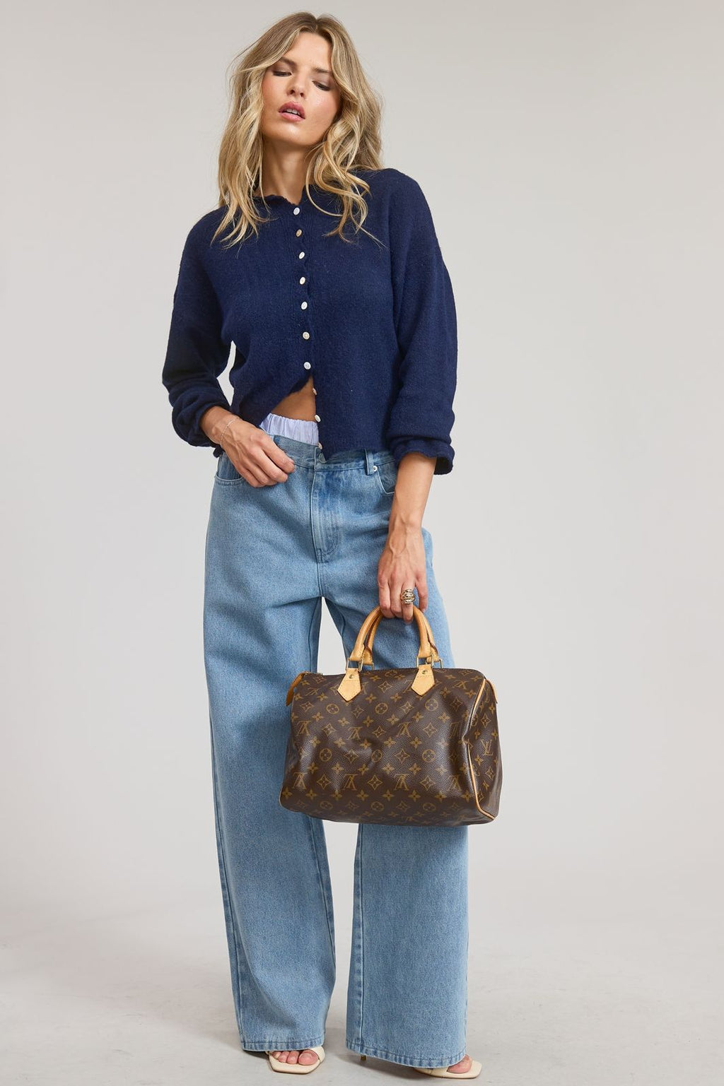 Navy Cardigan